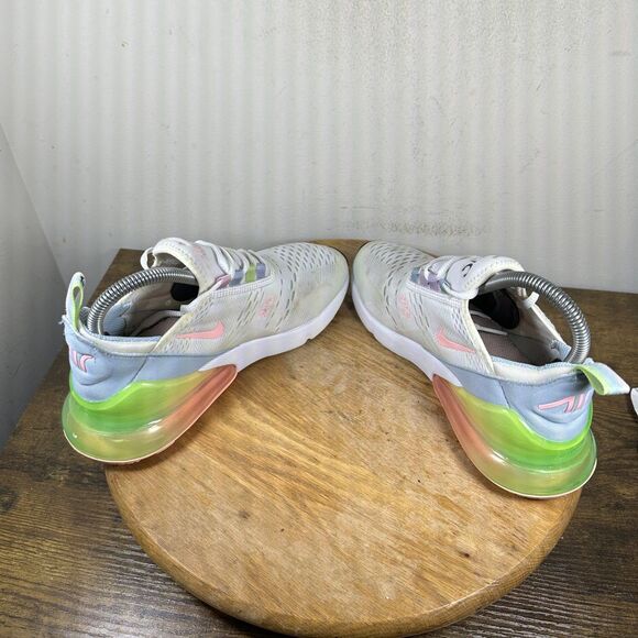Nike Air Max 270 Shoes Womens Size 6.5 DD4459-100 Rainbow Gradient Heel Sneakers - Picture 5 of 8